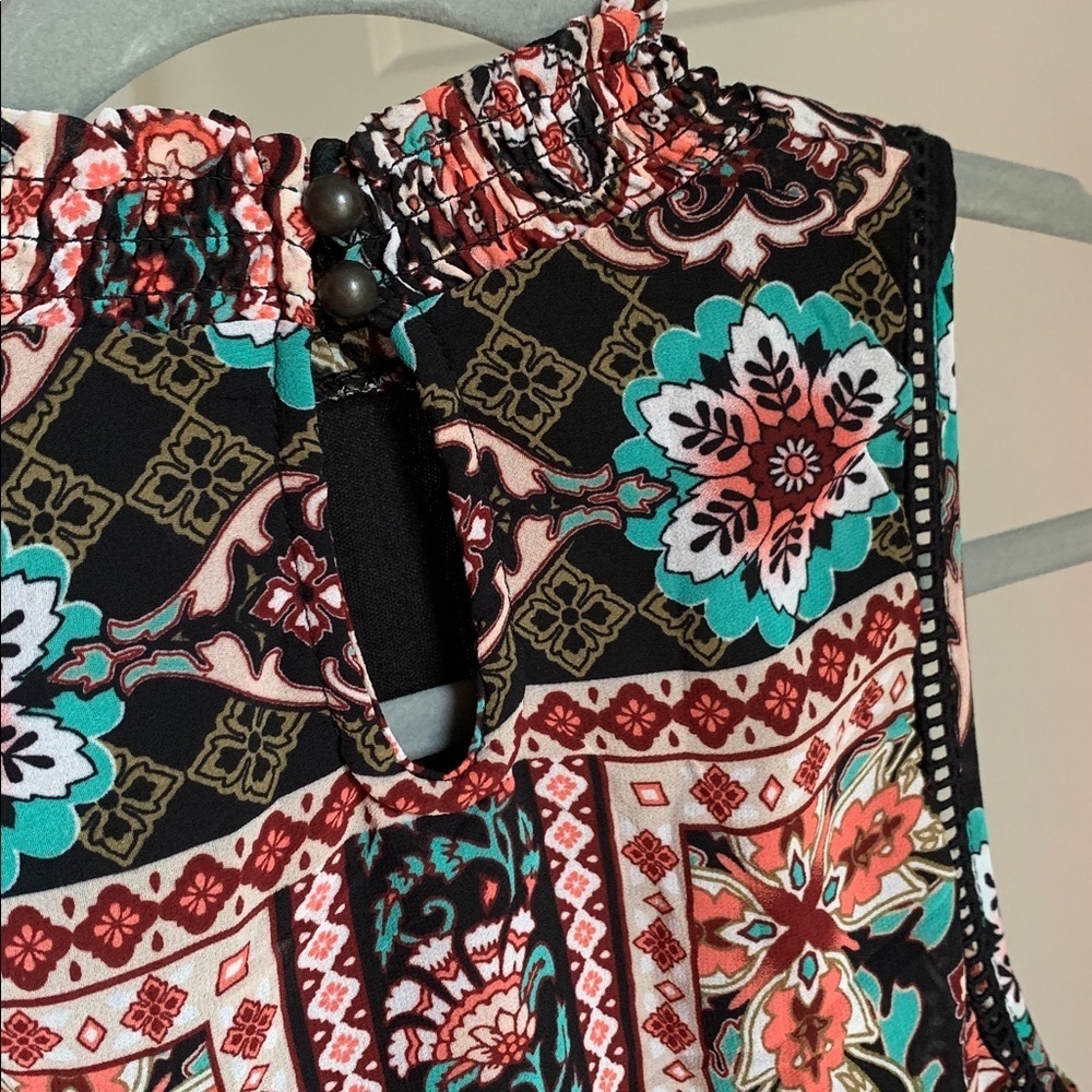 Xhilaration Multicolor Sleeveless Maxi Dress - Picture 5 of 7